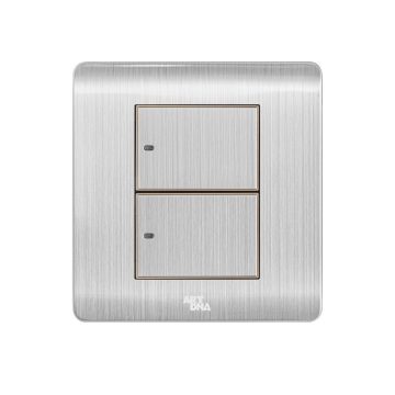 ART DNA 2 Gang 2-Way Switch (A66-BK2B)